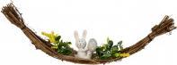 Produktbild IKO Oster-Dekoration mit Osterhase und Ei h=12,5cm b=3 (4 x)
