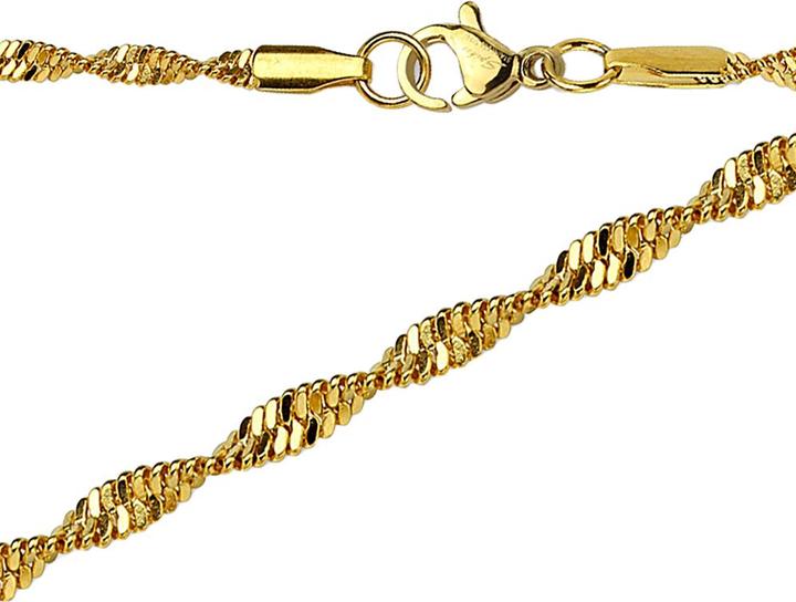 Produktbild Hollywood Body Jewelry Kette Singapur vergoldet (ohne Messing, Chirurgenstahl 316L)