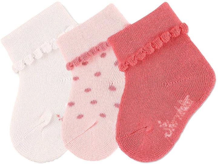 Sterntaler Baby-Socken Punkte 3er Set Ecru Gr. 18 (3er Pack, 18)