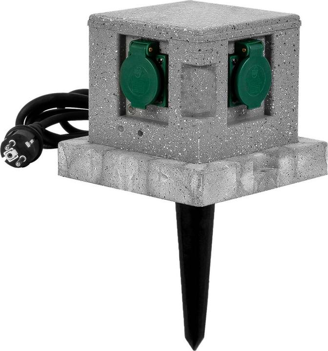Immagine prodotto Grafner Presa da giardino Wifi Presa da esterno Ottica di pietra Quadrato Tuya Smart Life