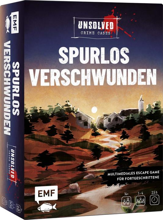 Actual product image Crime Game Box: Unsolved Crime Cases - Vanished Without a Trace (German)