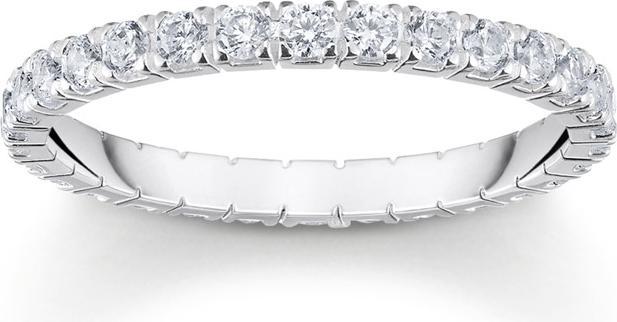 Image du produit Thomas Sabo Bague au design délicat avec pierres blanches (50, Argent 925)