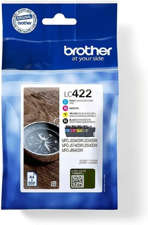 Brother et cartouches d'encre Multipack Chaque cartouche imprime jusqu'à (M, Y, C, CF)