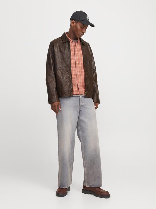 Produktbild Jack & Jones Jorcrincle Leather Jkt Styd Aw24 (M)