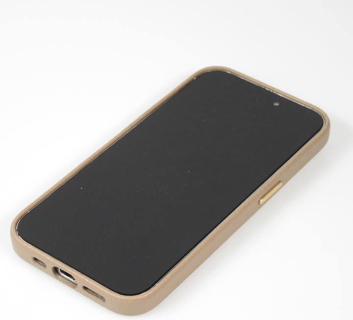 Produktbild PhoneLook Hülle Vollständig genarbtes Luxuskalbsleder mit Metallknöpfen und MagSafe (Apple iPhone 14 Pro Max)