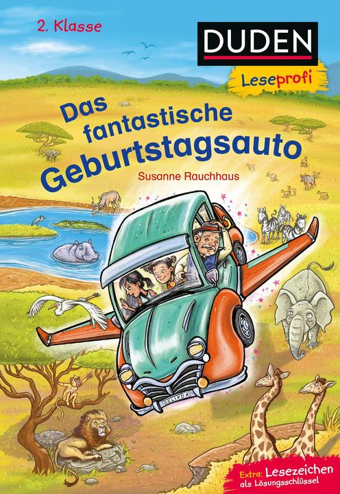 Produktbild Duden Leseprofi – Das fantastische Geburtstagsauto, 2. Klasse (Deutsch, Susanne Rauchhaus, Reto Klindt, 2022)