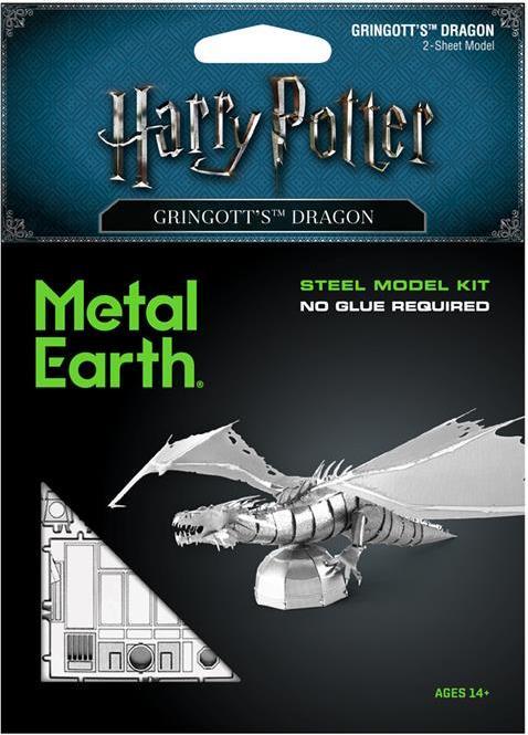 Actual product image Metal Earth Harry Potter Gringotts Dragon