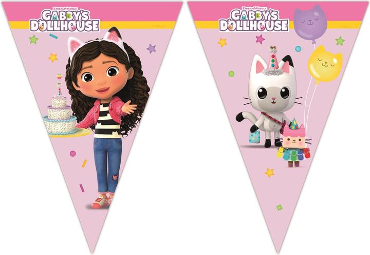 Image du produit Gabby's Dollhouse Guirlande de fanions en papier, 2mtr.