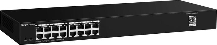 Produktbild Ruijie 16-Port Gigabit Smart Switch, 16 Gigabit RJ45 Ports,19-inch Rack-mountable Steel Case (16 Ports)
