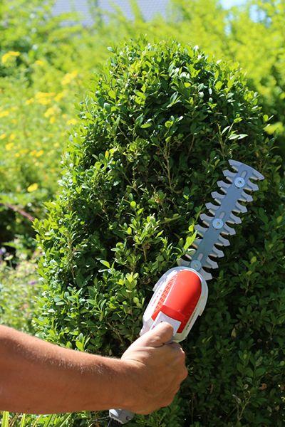 Actual product image Ikra IGBS 1054 (with bag& knife) (Cordless hedgecutters)