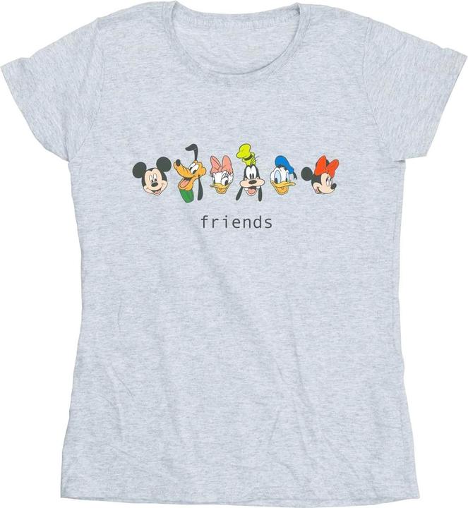 Actual product image Disney Womens/Ladies Mickey Mouse And Friends Cotton T-Shirt (L)
