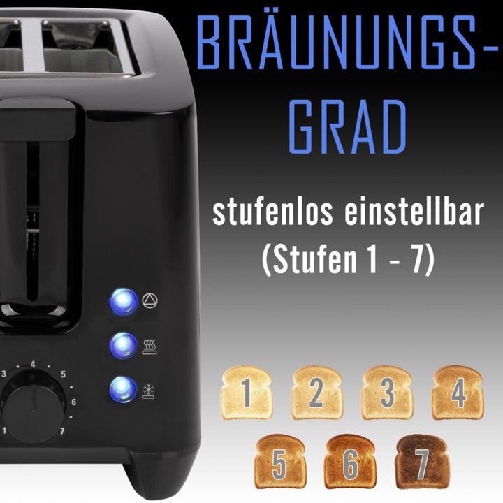 Produktbild Bomann TA 6065 CB Toaster schwarz