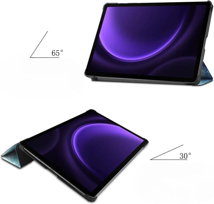 Actual product image Cover-Discount Galaxy Tab S9 FE - Tri-fold Smart Case Universe (Galaxy Tab S9 FE)