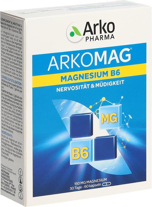 Arkopharma Magnesium B6 (60 pièce(s), Capsules, 55 g)