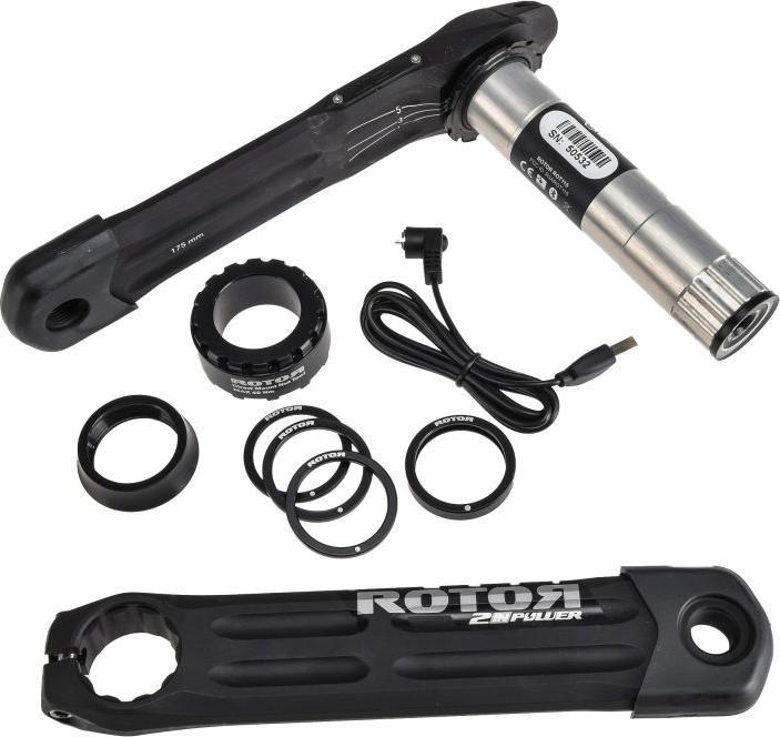 Image du produit Rotor Bike Components Garniture de manivelle 2INpower MTB Boost avec capteur de puissance (175 mm)