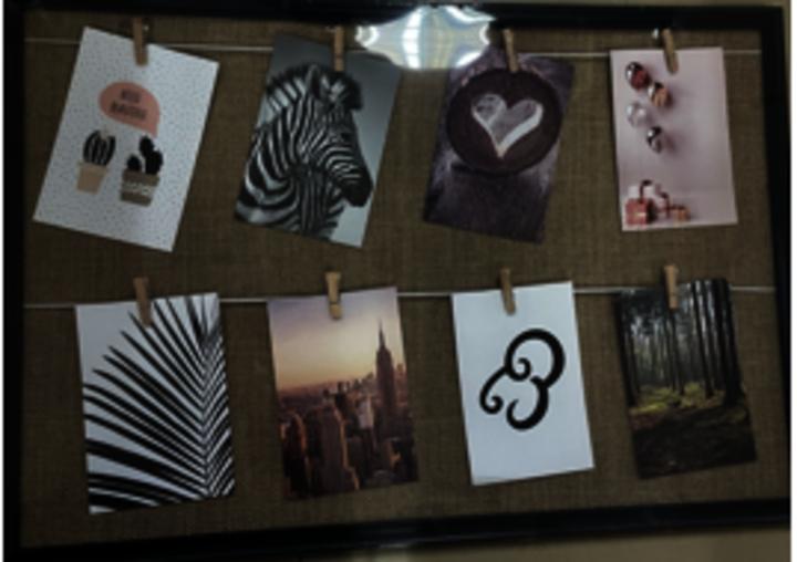 Image du produit Arti Casa Cadre de collage avec 8 clips (Tableau d'affichage)