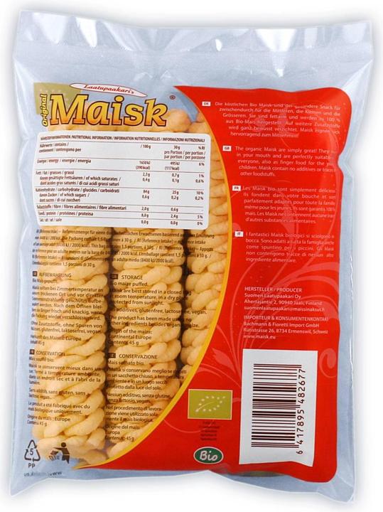 Image du produit Laatupaakari`s Maïs bio 45g (45 g)