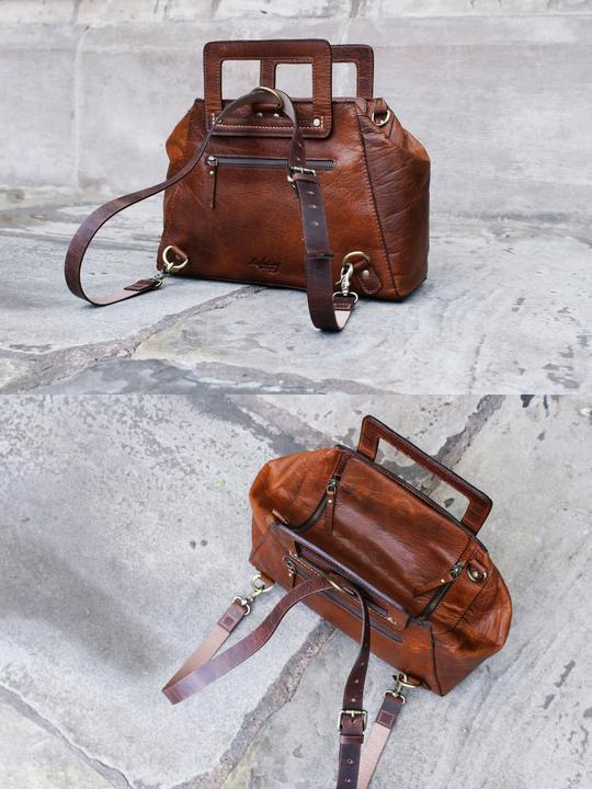 Immagine prodotto Only-Bags.Store Borsa in pelle, borsa a tracolla, borsa a manico alto, regalo di Natale