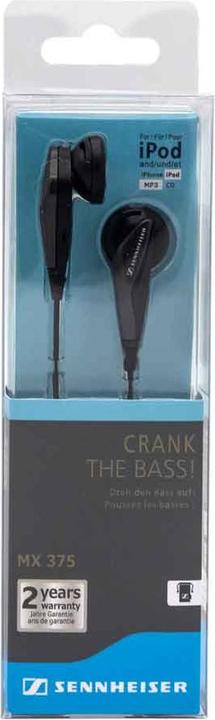 Actual product image Sennheiser Mx 375 (No noise cancelling, Cable)