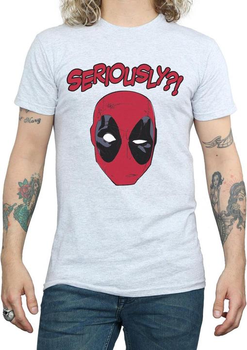 Immagine prodotto Deadpool Seriously Maglietta Uomo (L)