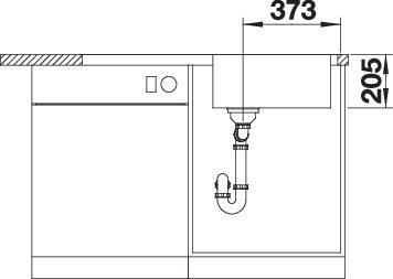 Actual product image Blanco Lemis XL 6 S-IF (Top-mounted sink, 100 cm, 50 cm)