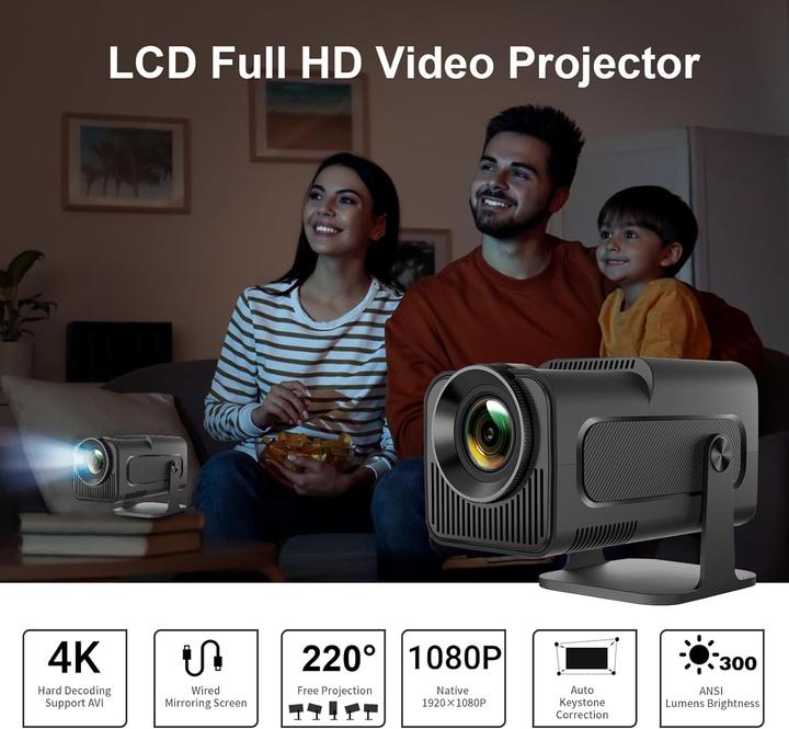 Actual product image Lqwell Mini-Projektor HY320 (4K, 300 lm)