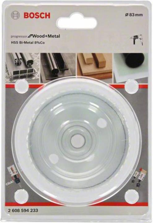 Actual product image Bosch Professional Zubehör Saw ring HSS-Co Bi-metal SDS-Click (83 mm)