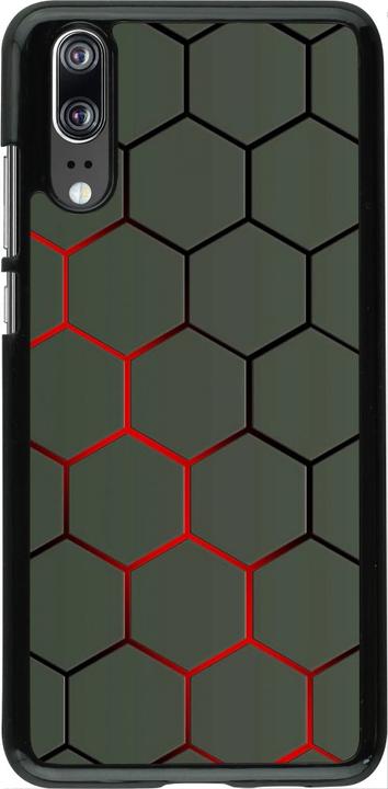 Image du produit PhoneLook Coque Geometric Line red (Huawei P20)