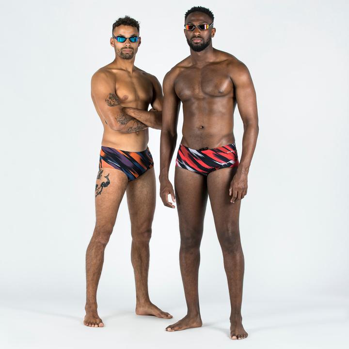 Immagine prodotto Nabaiji Pantaloncini da bagno mini boxer da uomo - 900 All Strat rosso (XL)