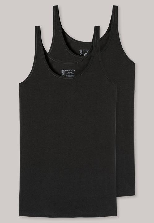 Image du produit Schiesser Lot de 2 débardeurs à bretelles 95/5 Organic Cotton (34)