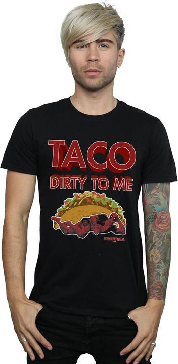 Immagine prodotto Deadpool Taco Dirty To Me Maglietta Uomo (XL)