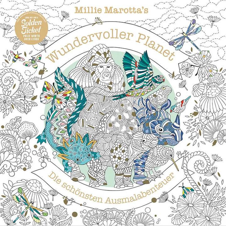 Produktbild Millie Marotta's Wundervoller Planet - Die schönsten Ausmal-Abenteuer