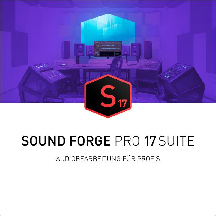 Actual product image Magix SOUND FORGE Pro 17 Suite Download Code (1 User, 1 Devices/Users, unlimited)