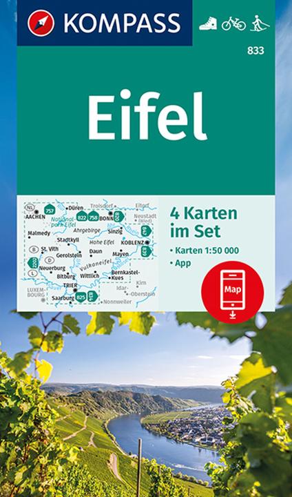 Produktbild Wanderkarte Eifel