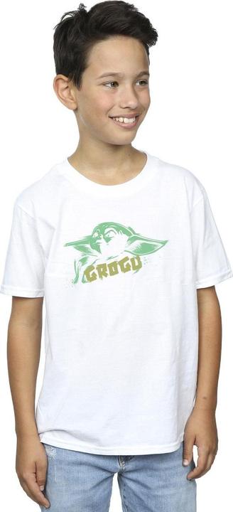 Immagine prodotto Star Wars The Mandalorian Grogu The Child Splat Maglietta Ragazzi (140, 146)