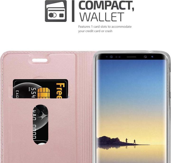Actual product image Cadorabo Book Classy Style Cover (Samsung Galaxy Note 8)