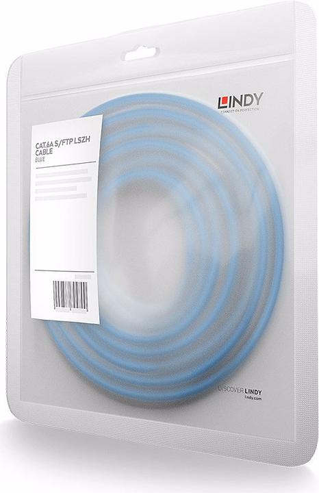 Produktbild Lindy Netzwerkkabel (LSOH, PiMF, S/FTP, CAT6a, 1.50 m)