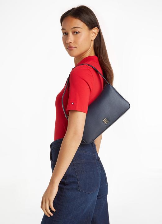 Produktbild Tommy Hilfiger Damen Umhängetasche TH Casual Shoulder Bag Klein, Blau (Space Blue), Einheitsgrösse