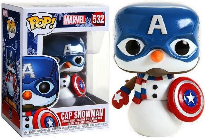 Image du produit Funko POP! - Marvel Holiday: Captain America
