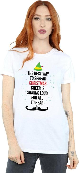 Image du produit Elf - T-shirt CHRISTMAS CHEER TEXT - Femme (L)