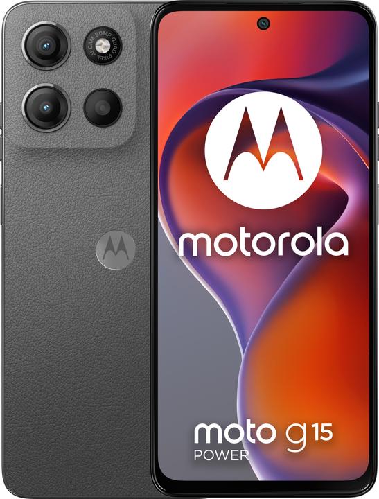 Image du produit Motorola moto g15 power (256 Go, Grey, 6.72", Double SIM, 50 Mpx, 4G)