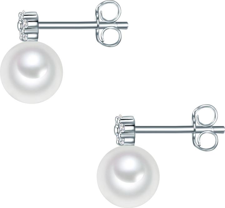 Image du produit Valero Pearls Femme argent sterling zirconium perle d'eau douce de culture argent - 32370 (Argent Sterling)