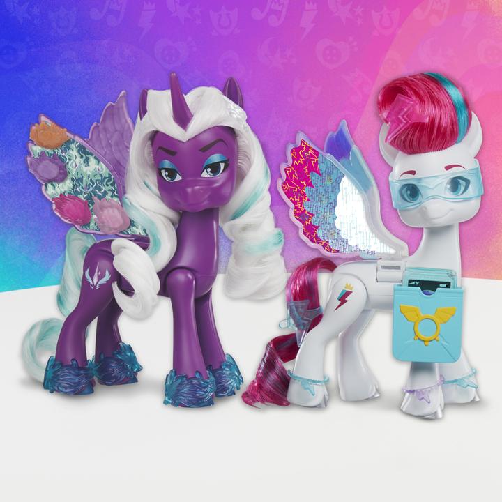 Produktbild My Little Pony Zipp Storm Überraschungsflügel Modepuppe mit Flügeln und Zubehör