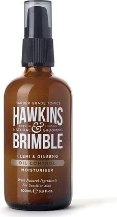 Immagine prodotto Hawkins & Brimble Idratante per il viso maschile Oil Control con ingredienti naturali - Senza parabeni e senza test (100 ml, Olio viso)
