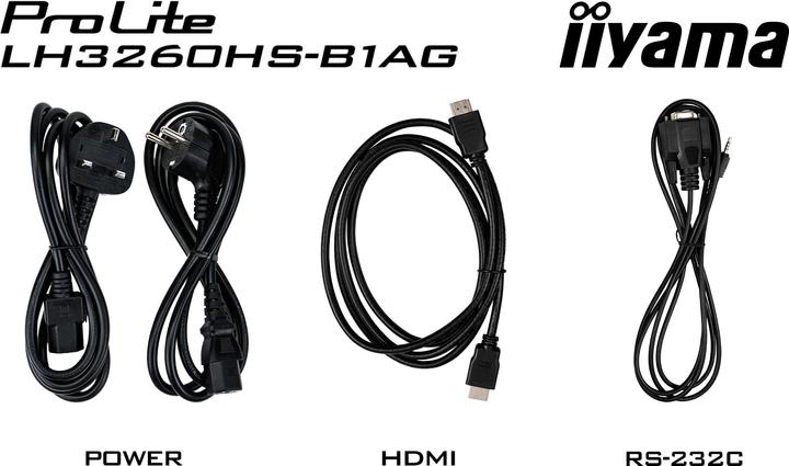 Actual product image iiyama ProLite LH3260HS-B1AG (1920 x 1080 pixels, 31.50")