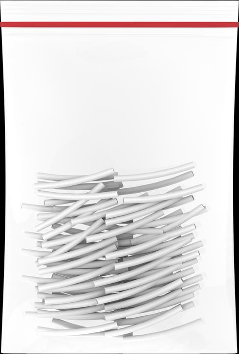 Actual product image Sunlu PTFE Teflon tubes for filament connectors 200pcs.