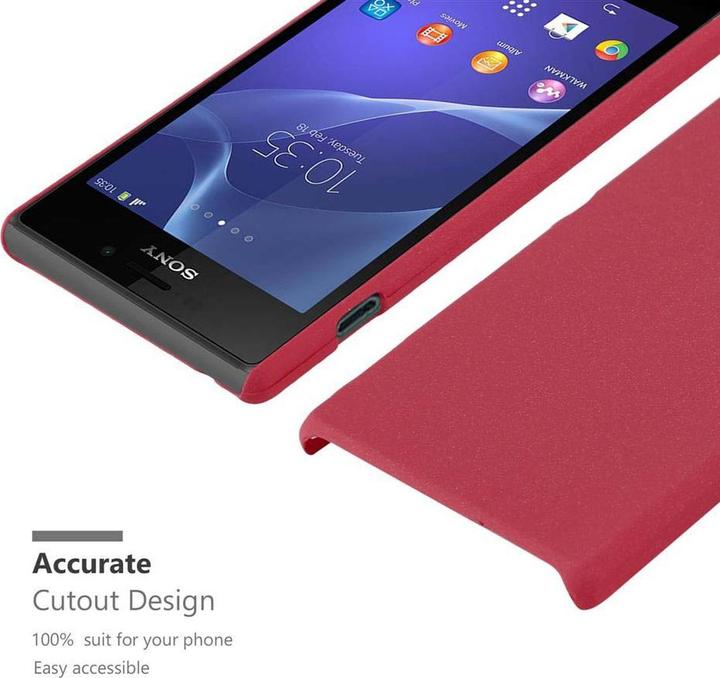 Productafbeelding Cadorabo Harde kaft Frosty Cover (Xperia M2 Aqua, Xperia M2)