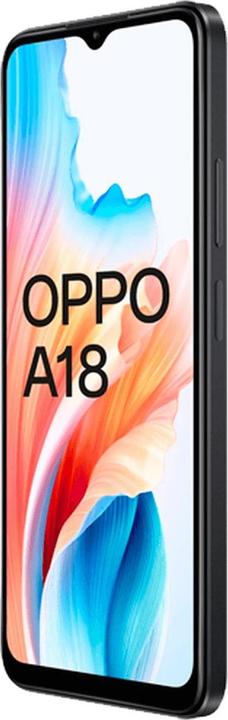 Productafbeelding OPPO A18 (128 GB, Gloeiend zwart, 6.56", Dubbele SIM, 8 Mpx, 4G)