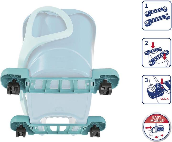 Produktbild Leifheit Rollwagen CLEAN TWIST Ergo (1 Stk.)