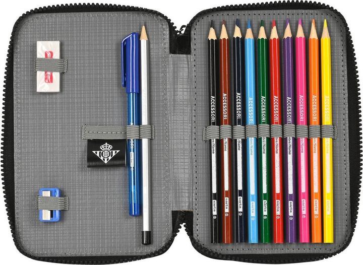 Immagine prodotto Real Betis Balompié Borsa a doppia molla nero verde neon 12,5 x 19,5 x 4 cm (28 pezzi)